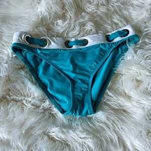 Bleu Rod Beattie Blue and White Bikini Swimwear